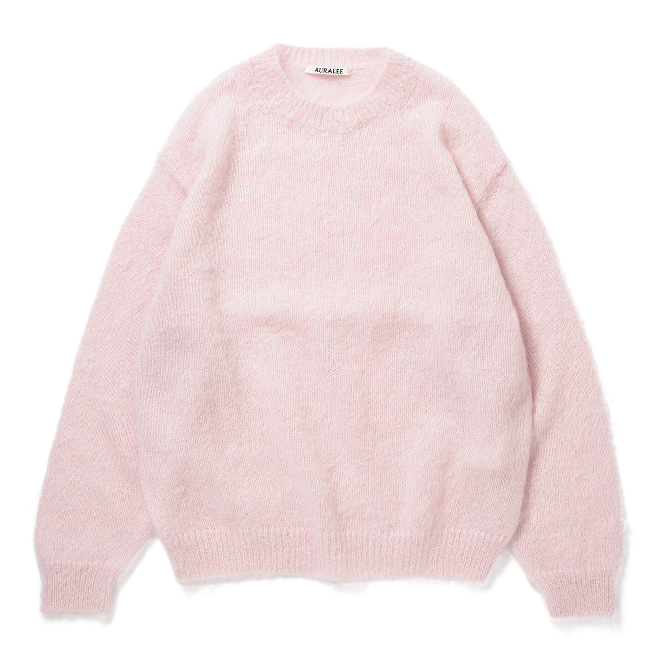 BRUSHED SUPER KID MOHAIR KNIT P/O (レディース) - Light Pink