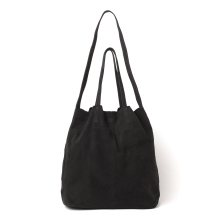Morphee / モルフェ | 3WAY LARGE TOTE (Oil Suede) - Charcoal