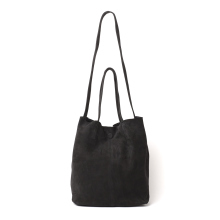Morphee / モルフェ | 3WAY MEDIUM TOTE (Oil Suede) - Charcoal