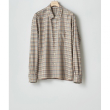 オーラリーWASHABLESUPERLIGHTWOOL CHECKSHIRTS 09160914_5f6158d9d93b2.jpg