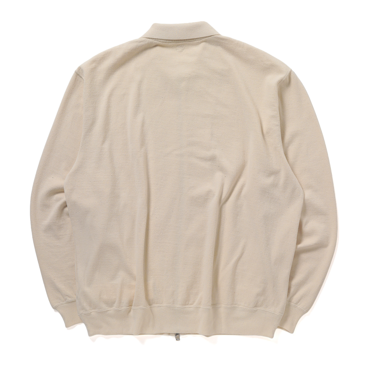blurhms / ブラームス | Co/Silk Nep Zip Jacket - Ivory | 通販