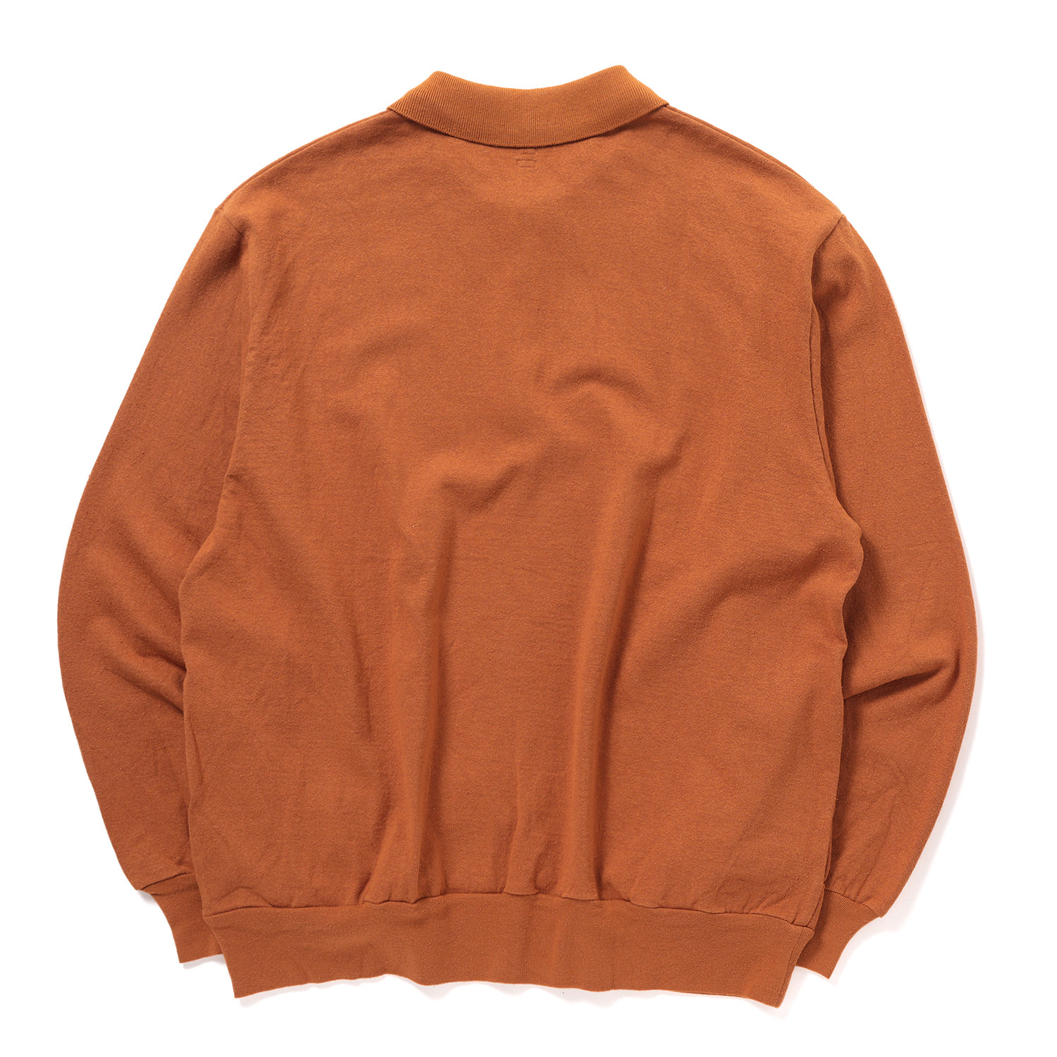 blurhms / ブラームス | Co/Silk Nep Harf-zip P/O - Dusty Orange