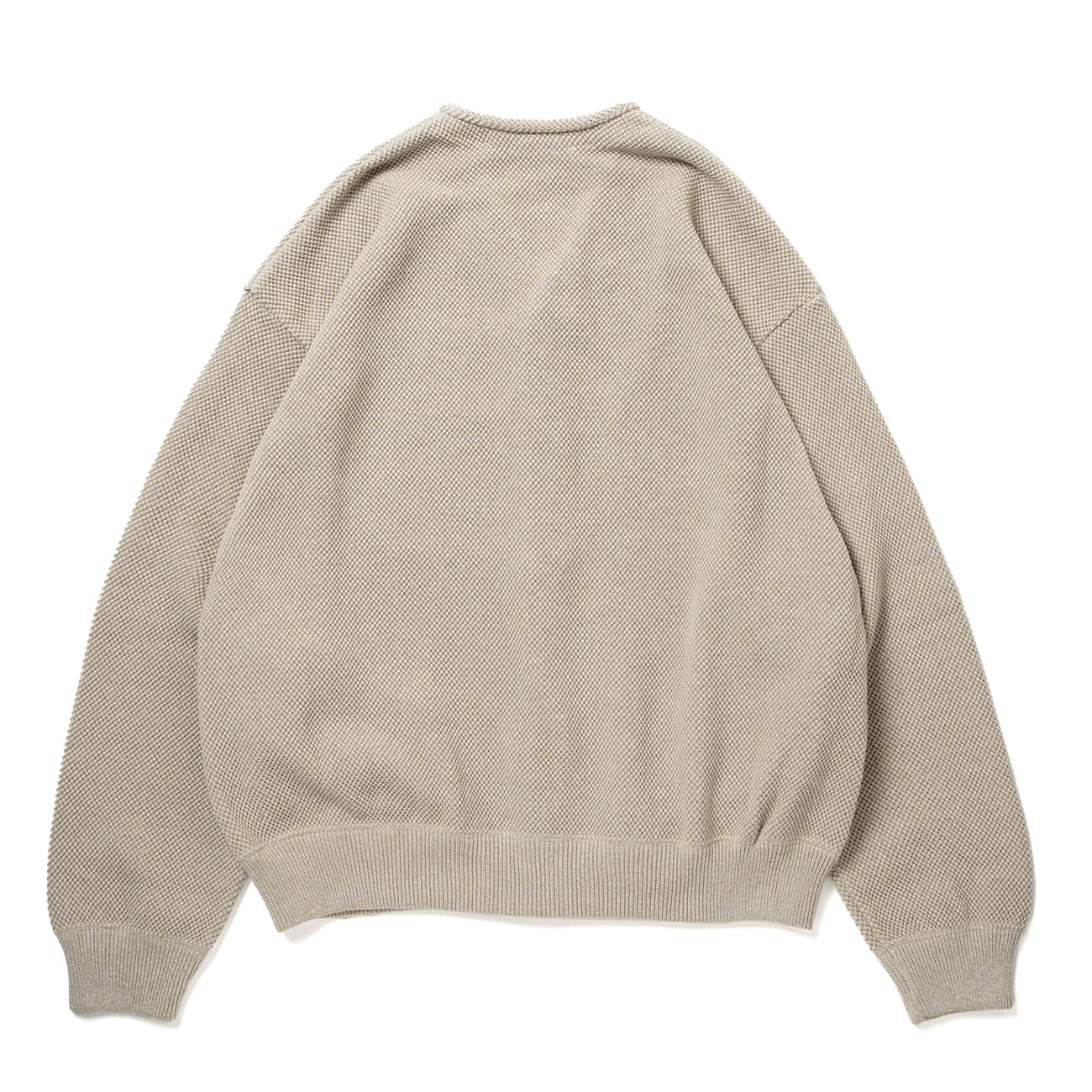 crepuscule / クレプスキュール | Moss Stitch V/N Cardigan - Beige