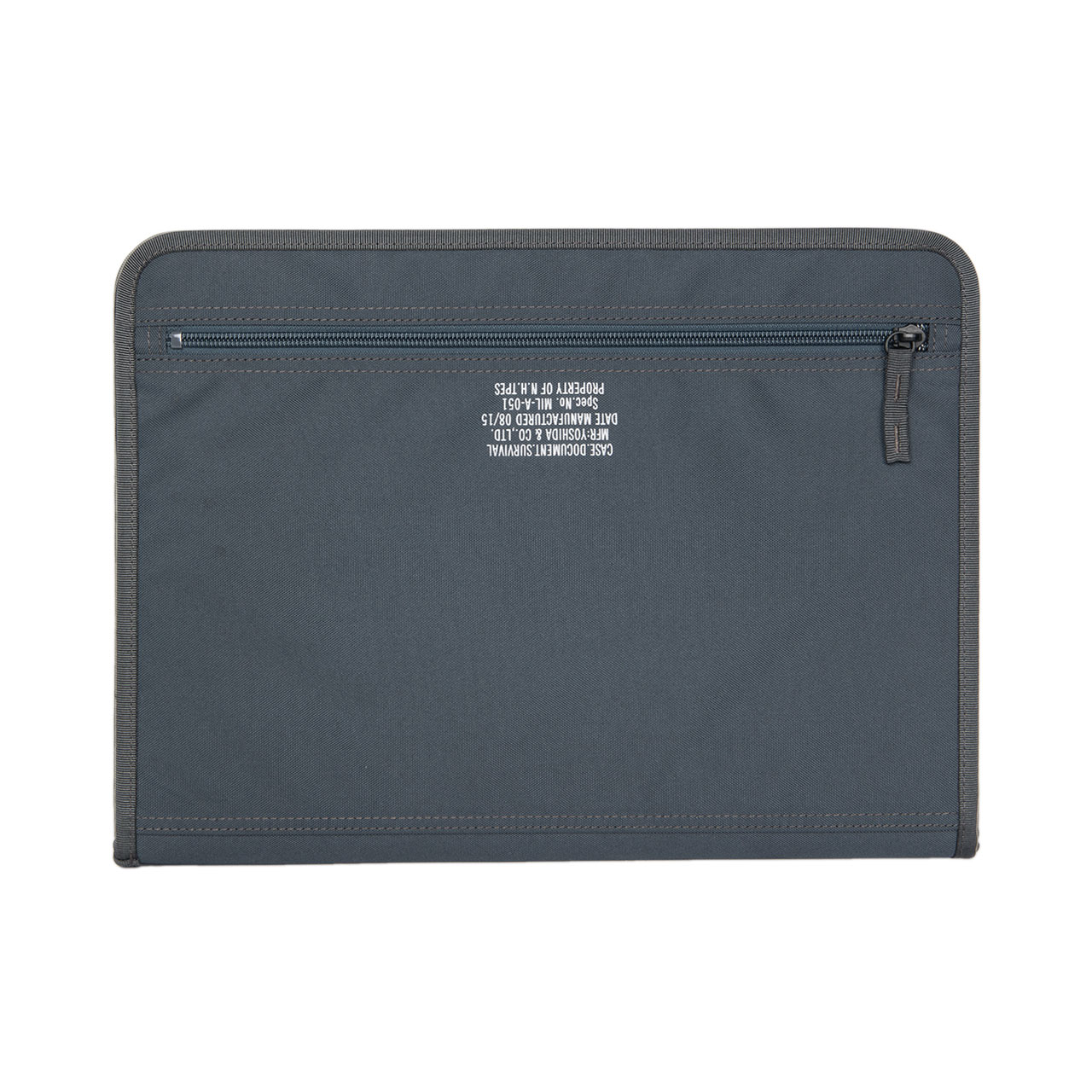 972-AC04 pieces 吉田カバン DOCUMENT CASE - Charcoal