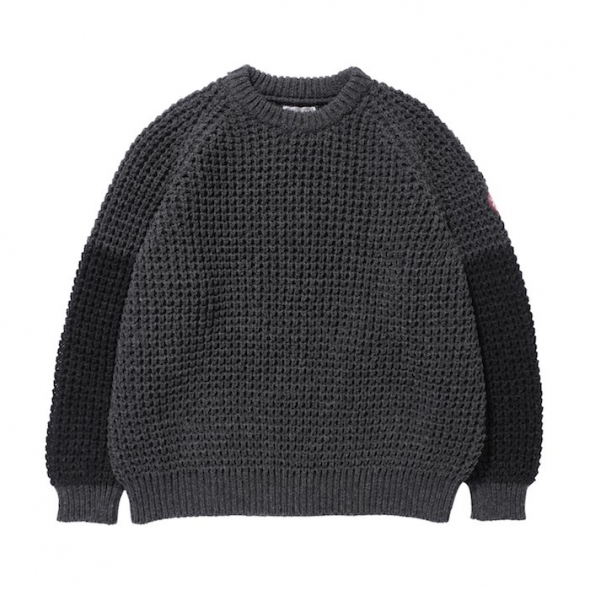 C.E / シーイー | LOOSE WAFFLE KNIT - Charcoal | 通販 - 正規取扱店