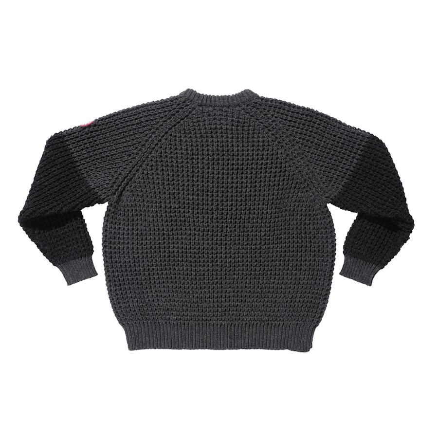 C.E / シーイー | LOOSE WAFFLE KNIT - Charcoal | 通販 - 正規取扱店