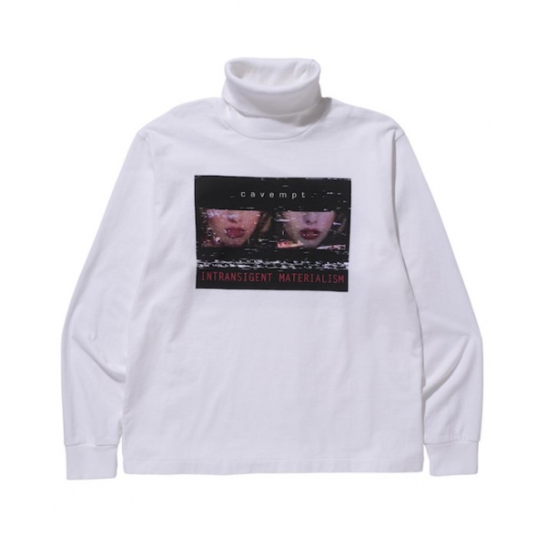 トップス C.E cavempt TURTLE NECK LONG SLEEVET C.E / シーイー | TURTLE NECK LONG SLEEVE T - White | 通販