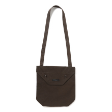 ENGINEERED GARMENTS / エンジニアドガーメンツ | Shoulder Pouch - Heavyweight Cotton Ripstop - Dk.Brown