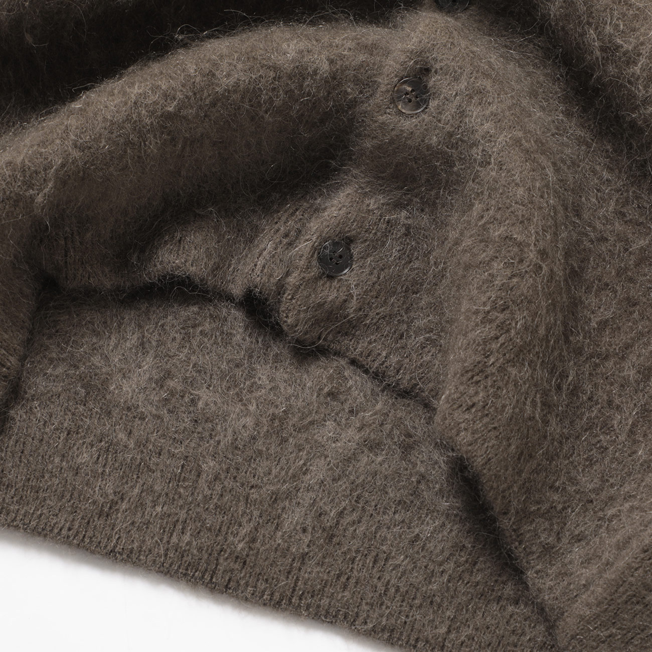 【新品】AURALEE オーラリー アルパカ ファーニット カーディガン 1 AURALEE / オーラリー | GARMENT-DYED BABY ALPACA FUR KNIT