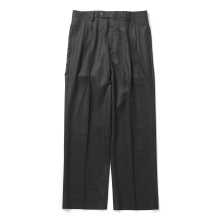 AURALEE / オーラリー | SUPER LIGHT WOOL TWO-TUCK SLACKS (メンズ) -  Top Charcoal