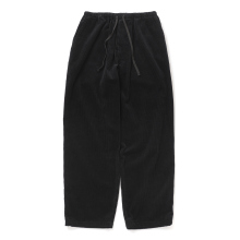 COMOLI / コモリ | コーデュロイ ドローストリングパンツ - Black