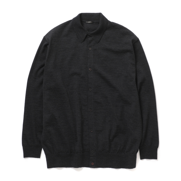 COMOLI (コモリ) のウール襟付きカーディガン comoli0919-1_large.jpg?v=