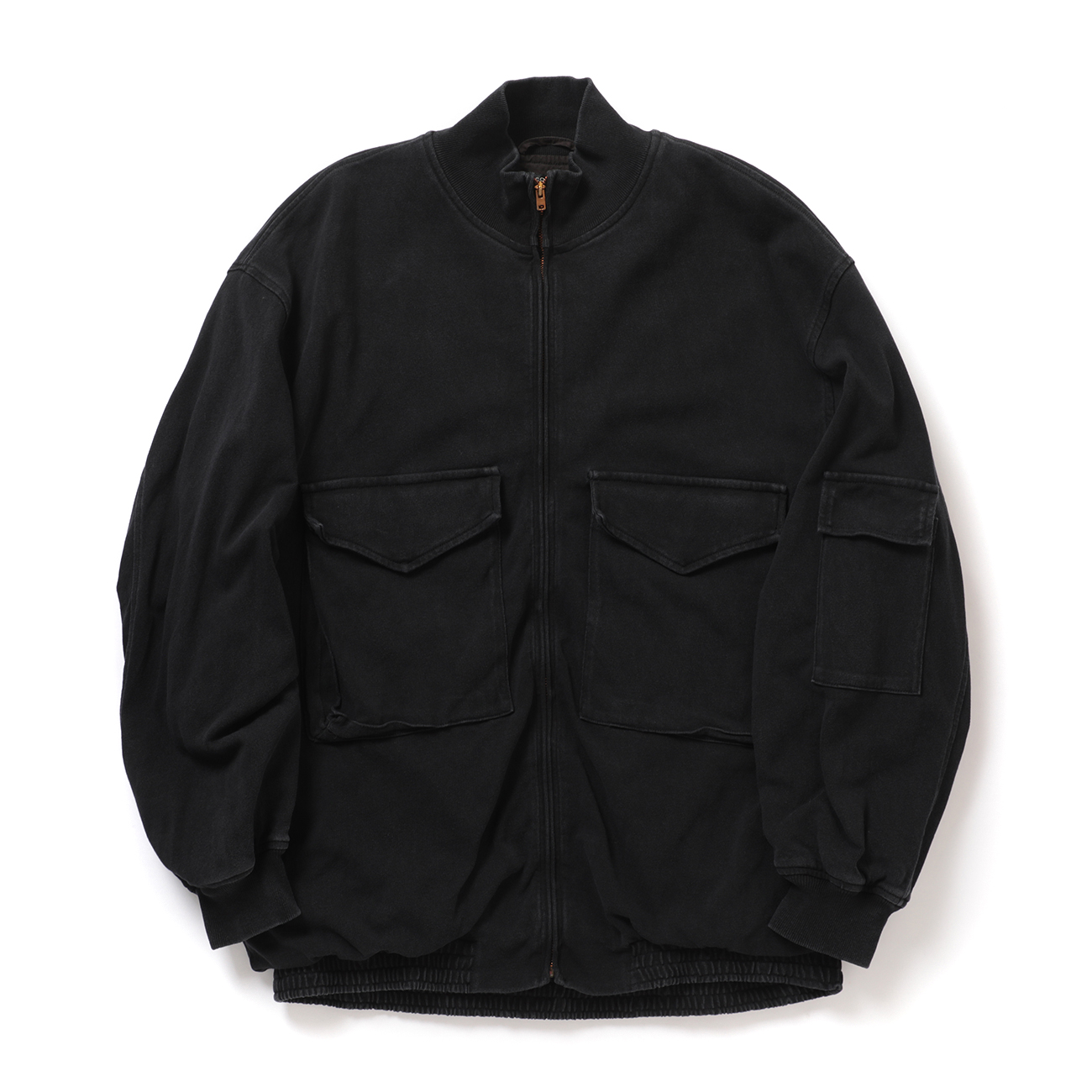 COMOLI / コモリ | コットンジャージ G8ジャケット - Black | 通販