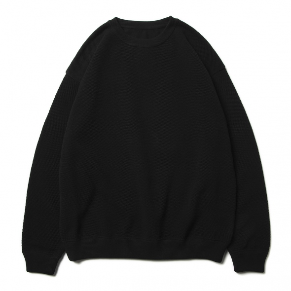 crepuscule / クレプスキュール | Light Moss stitch L/S sweat