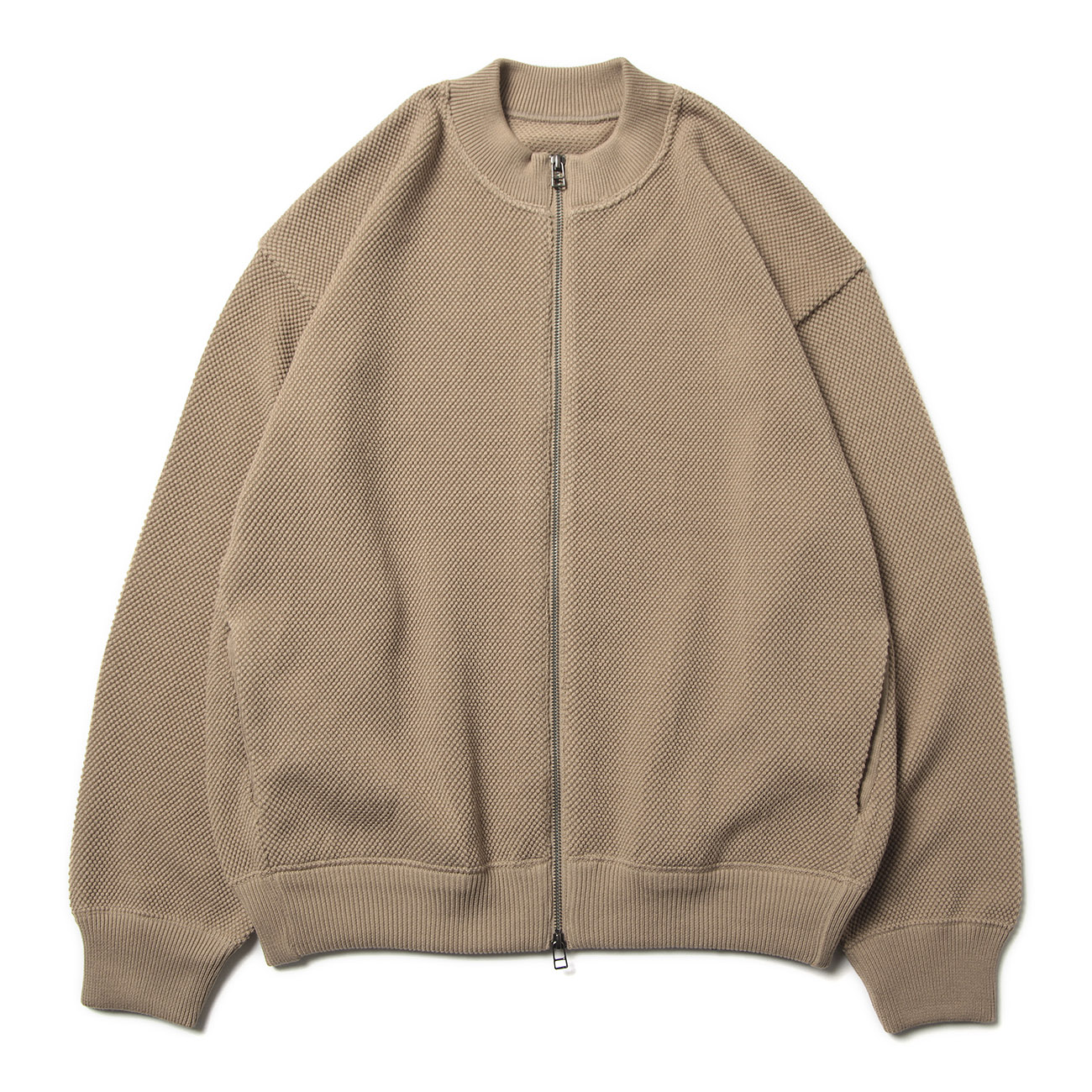 Crepuscule クレプスキュール Moss stitch Zip CD - トップス