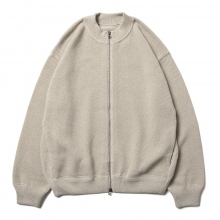 crepuscule / クレプスキュール | Moss stitch Zip CD - Beige | 通販