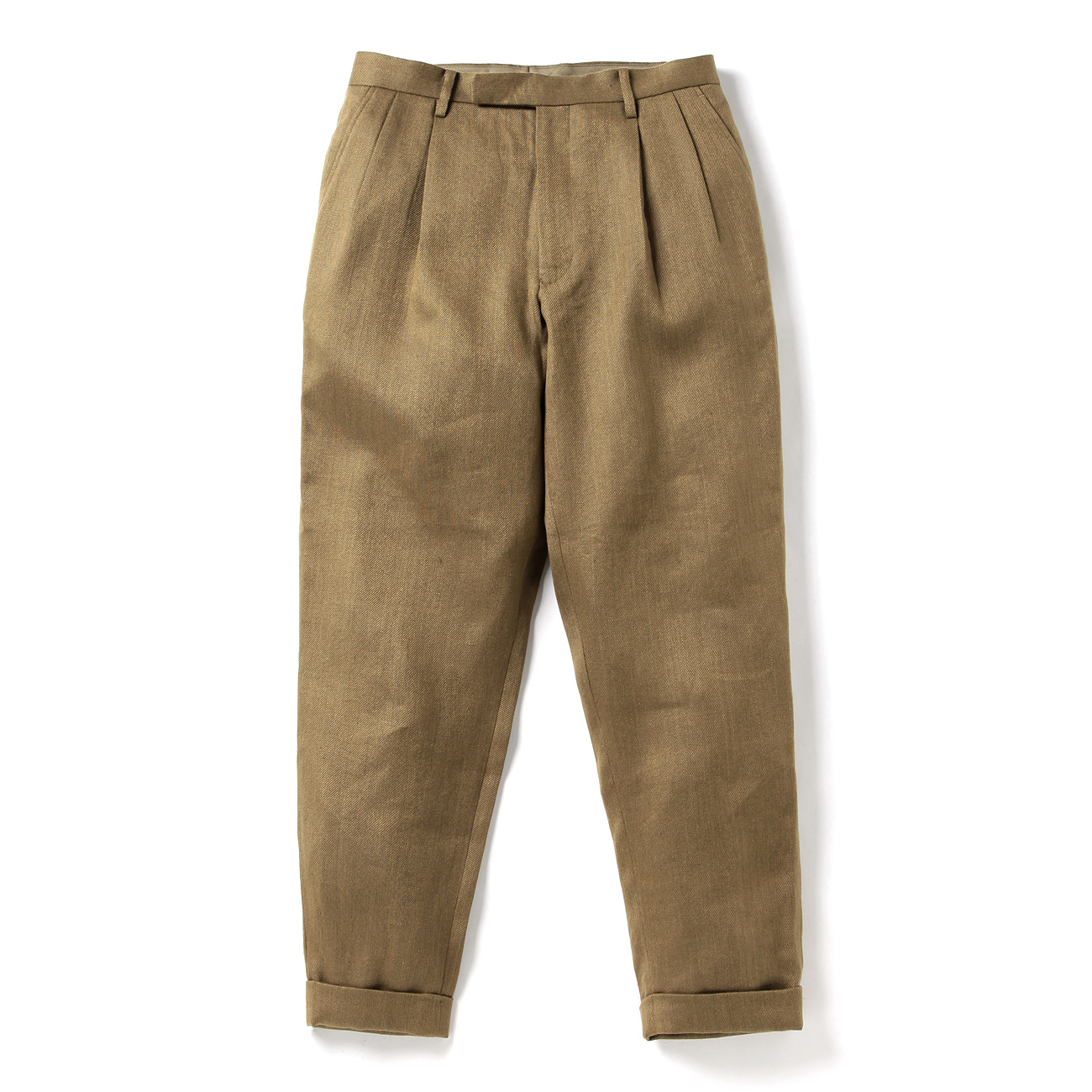 COMOLI / コモリ | カナパウール 2タックパンツ - Khaki | 通販 - 正規