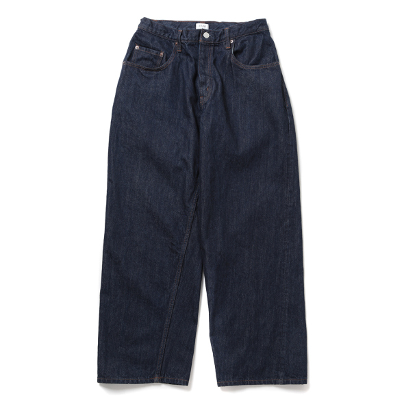CIOTA / シオタ | Baggy 5 Pocket Pants - Navy (One Wash) | 通販