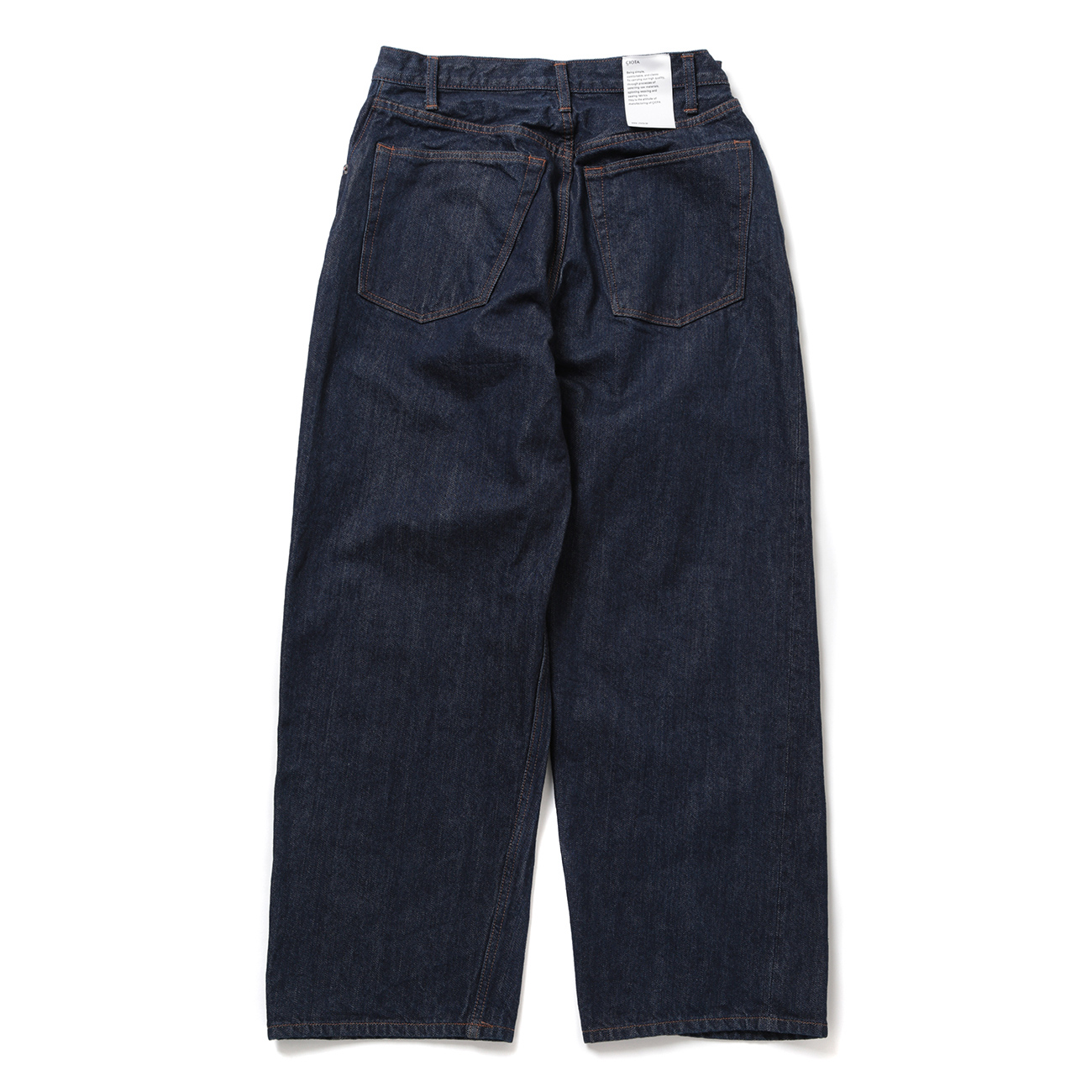 CIOTA / シオタ | Baggy 5 Pocket Pants - Navy (One Wash) | 通販