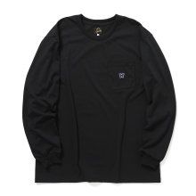 Needles / ニードルズ | L/S Crew Neck Tee - Poly Jersey - Black