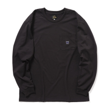 Needles / ニードルズ | L/S Crew Neck Tee - Poly Jersey - Dk.Purple