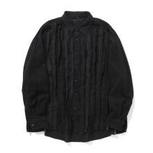 Needles / ニードルズ | Rebuild by Needles - Flannel Shirt ->Ribbon Shirt / Wide / Over Dye - Fサイズ_1
