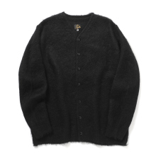 Needles / ニードルズ | Mohair Crew Neck Cardigan - Solid - Black