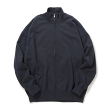 Y / ワイ (YLEVE / イレーヴ) | ORGANIC COTTON BLEND HEAVY WEIGHT FLEECE BZ - Navy