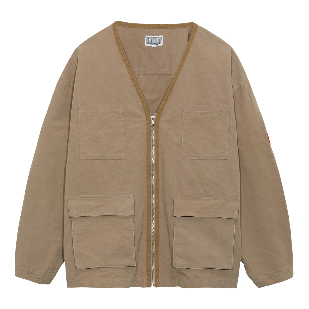 C.E. UNBALANCE ZIP JACKET シーイー ジップジャケット C.E / シーイー | OVERDYE UNBALANCE ZIP JACKET - Grey | 通販