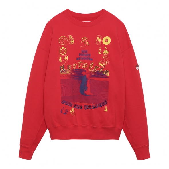トップス C.E nostalgia crew neck cavempt C.E / シーイー | NOSTALGIA CREW NECK - Red | 通販 - 正規取扱