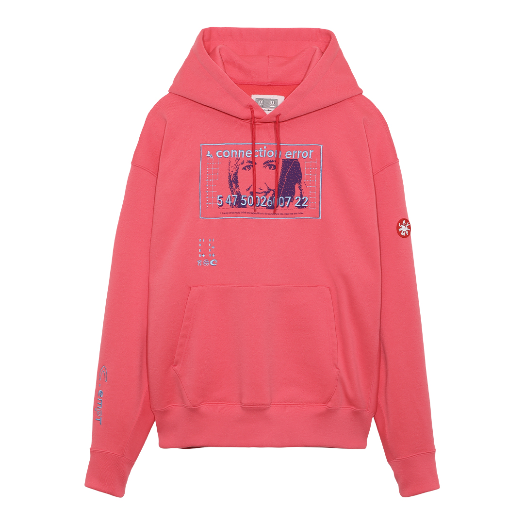 CONNECTION ERROR POLY HOODY - Red