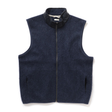 nanamica / ナナミカ | Zip-Up Mohair Vest - Navy