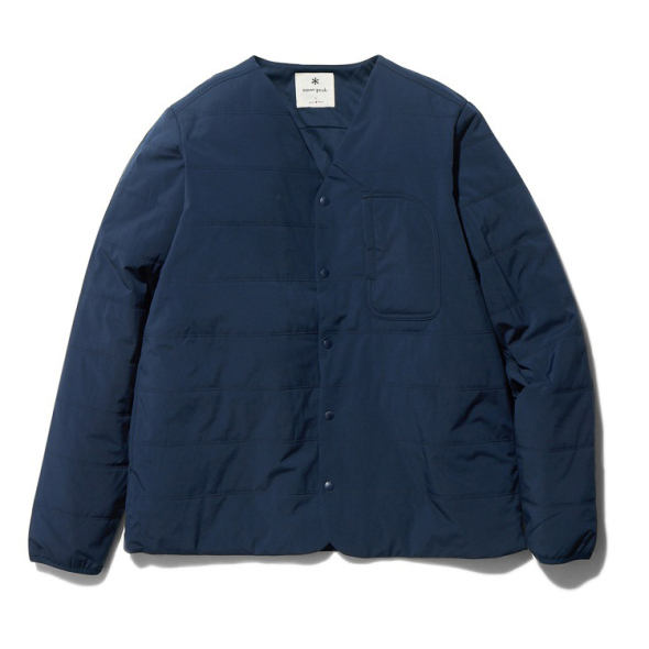 snow peak / スノーピーク | Flexible Insulated Cardigan - Navy ...