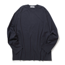 Y / ワイ (YLEVE / イレーヴ) | ORGANIC COTTON JERSEY L/S T - Navy