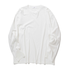 Y / ワイ (YLEVE / イレーヴ) | ORGANIC COTTON JERSEY L/S T - White