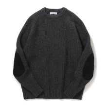 FUJITO / フジト | Rib Knit Sweater - Charcoal