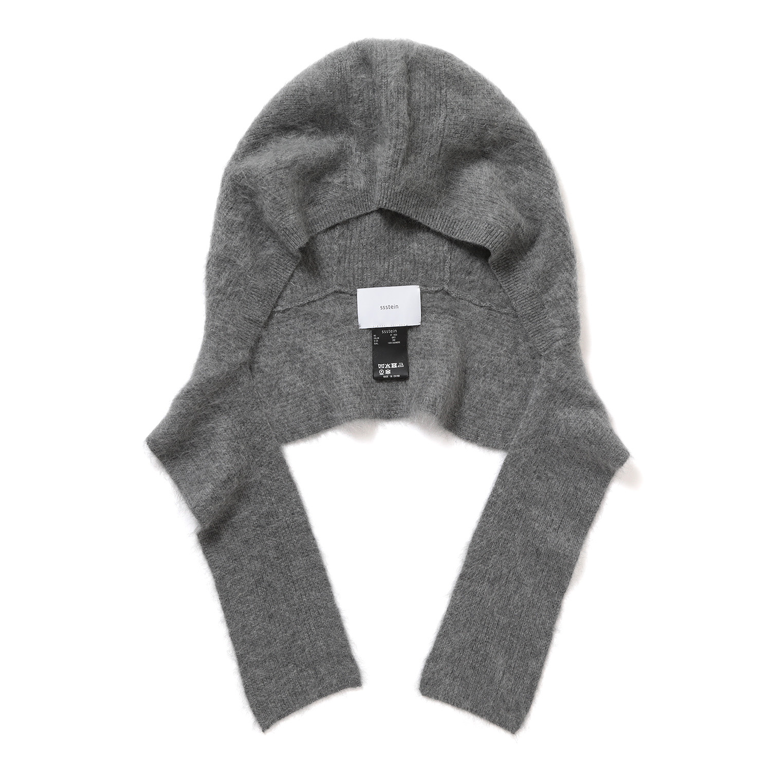 ssstein / シュタイン | CASHMERE SHAGGY BALACLAVA - Grey | 通販 ssstein / シュタイン | CASHMERE SHAGGY BALACLAVA - Grey | 通販
