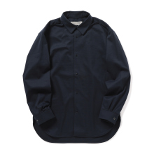 CURLY / カーリー | SUPIMA MOCKRODY SHIRT - Navy
