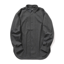 CURLY / カーリー | SUPIMA MOCKRODY SHIRT - Mix Gray