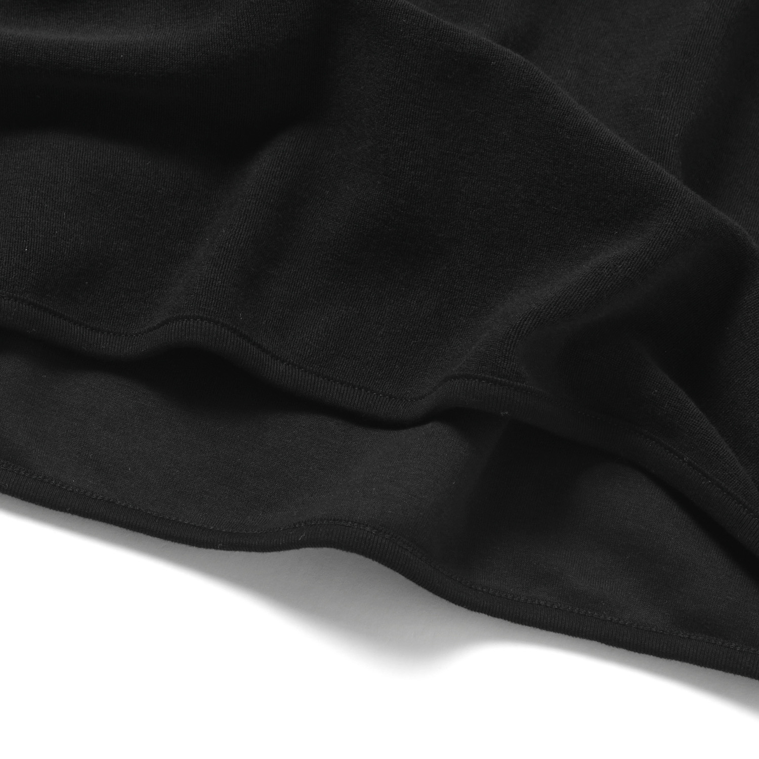 （注文分）ミニタイプペグボタン/カーリーメイプルカーリーコア材クリア仕上げ CURLY / カーリー | FINE COTTON PILE MOCKNECK PULLOVER - Black