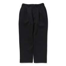 AIR DOUBLE-KNIT STRAIGHT PANTS - Black
