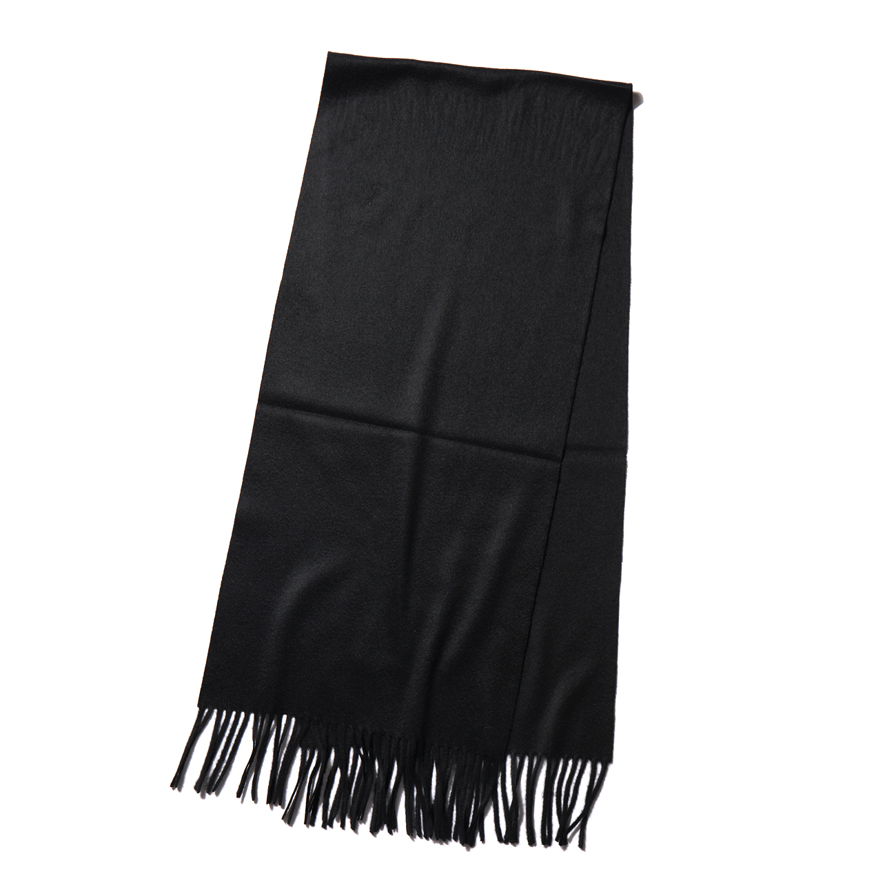 CASHMERE NARROW STOLE (メンズ) - Black