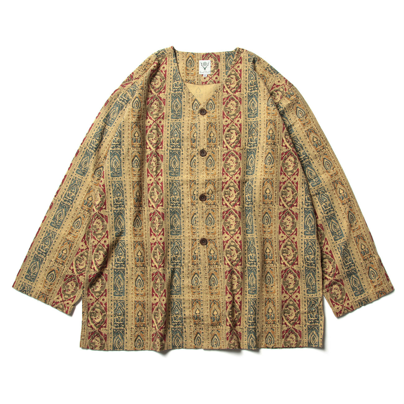 South2 West8 / サウスツーウエストエイト | V Neck Army Shirt