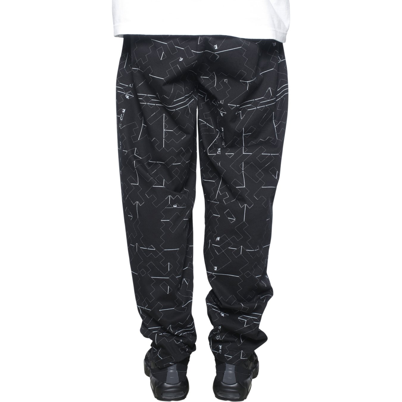 NOISE 7 WIDE CHINOS - Black