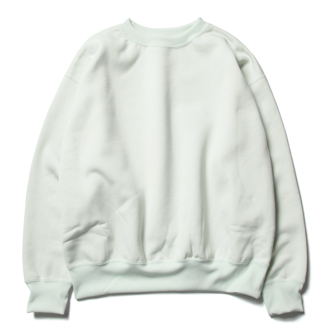 BAGGY POLYESTER SWEAT P/O - Mint Green
