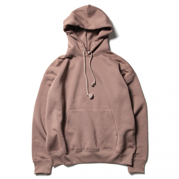 BAGGY POLYESTER SWEAT P/O PARKA (メンズ) - Brown