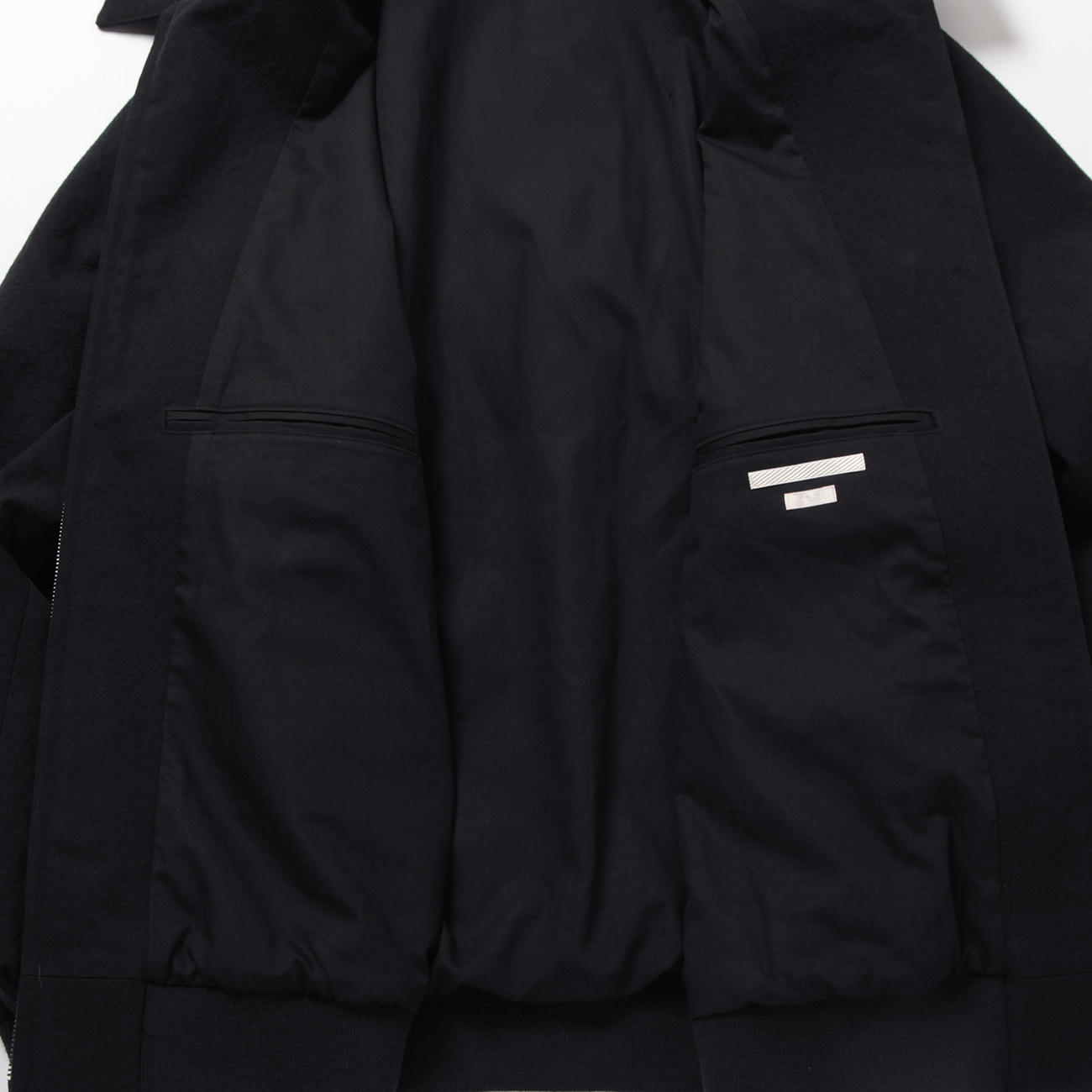 blurhms / ブラームス | Rough Wool Gabardine Harrington