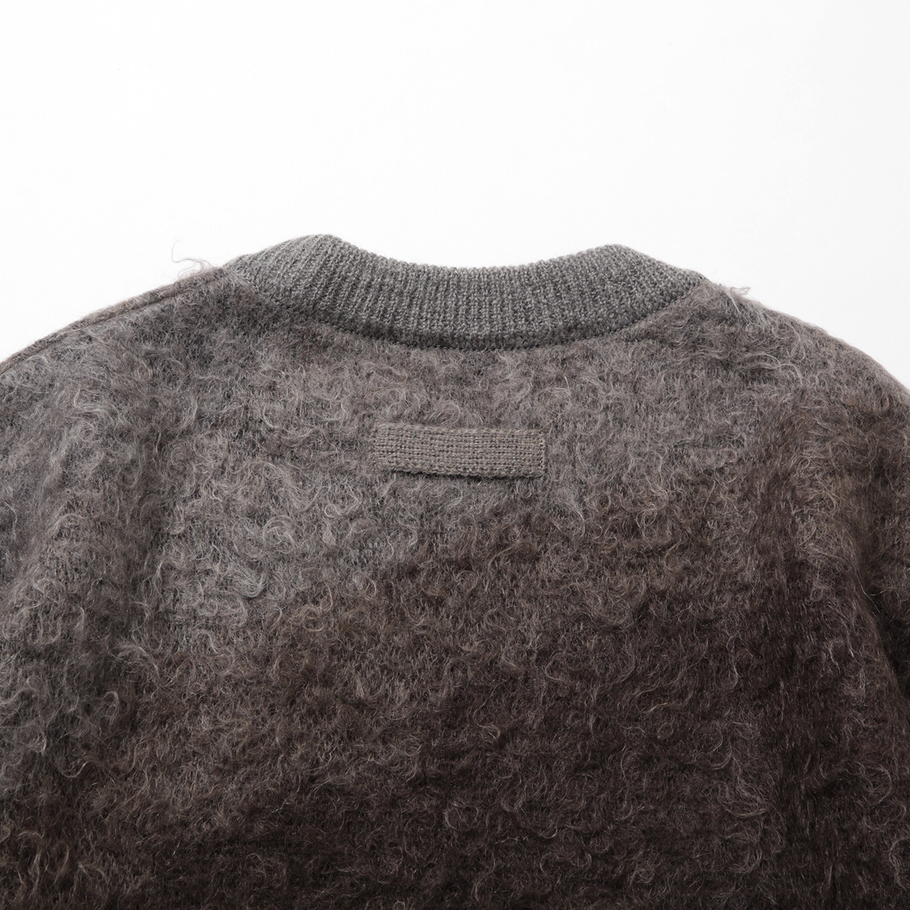 stein / シュタイン | GRADATION MOHAIR KNIT LS - Brown Grey