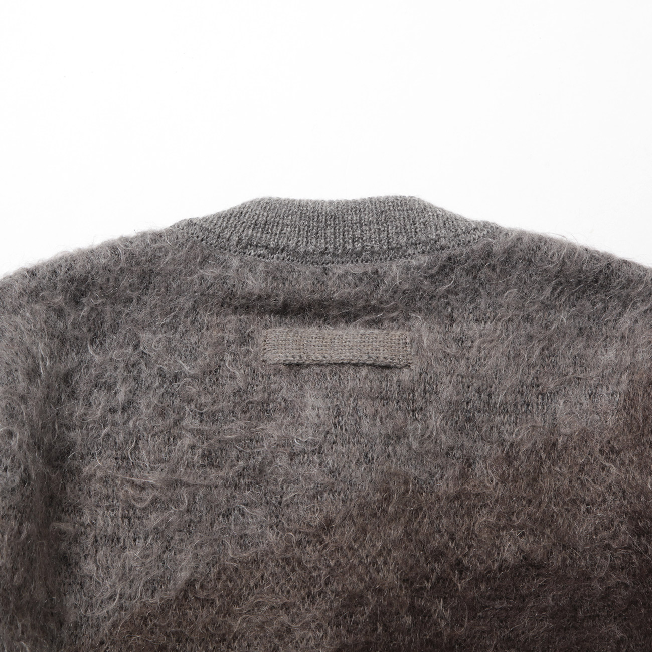 stein / シュタイン | GRADATION MOHAIR KNIT CARDIGAN - Brown