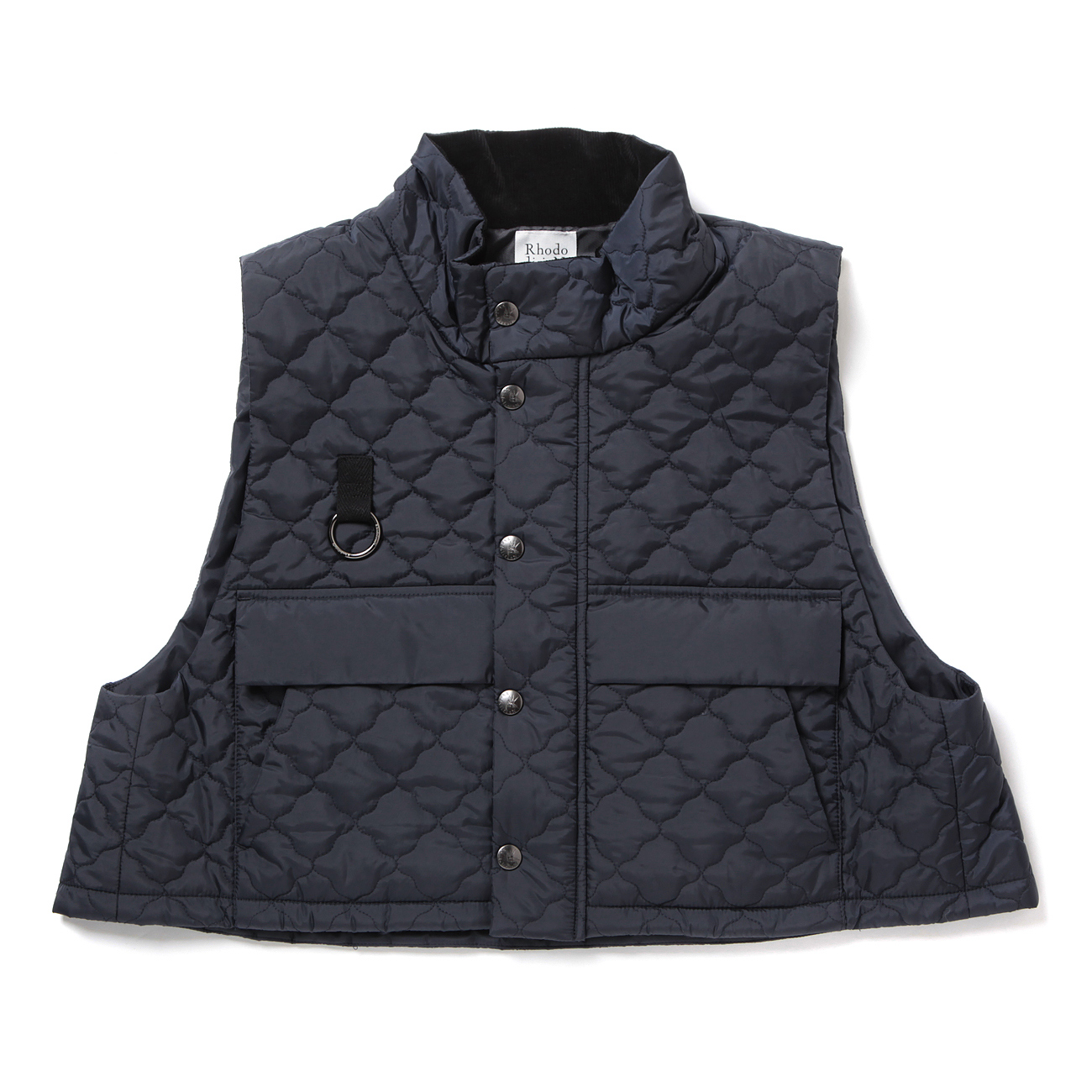 RhodolirioN / ロドリリオン | Quilted Short Vest - Navy | 通販